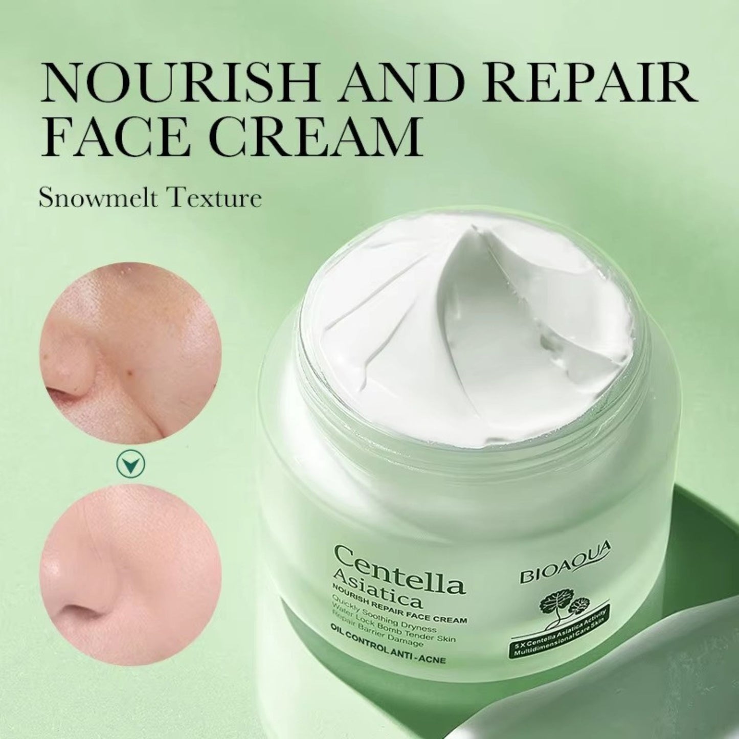 Crema Facial Centella Asiatica Bioaqua BQY12050