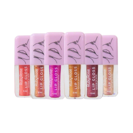 Lip Gloss Ruby Rose HB8234-6