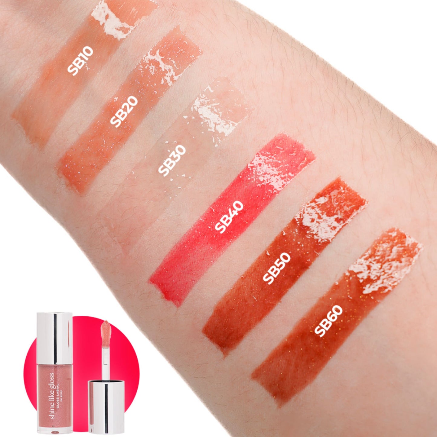 Gloss Labial Shine Blow Ruby Rose HBL6408