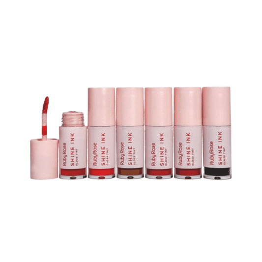 Gloss Tint Shine Ink Línea Rosa Ruby Rose HBL6600