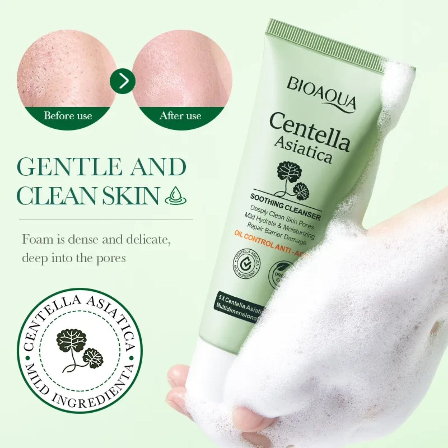 Jabón Facial Centella Asiatica Bioaqua BQY12043
