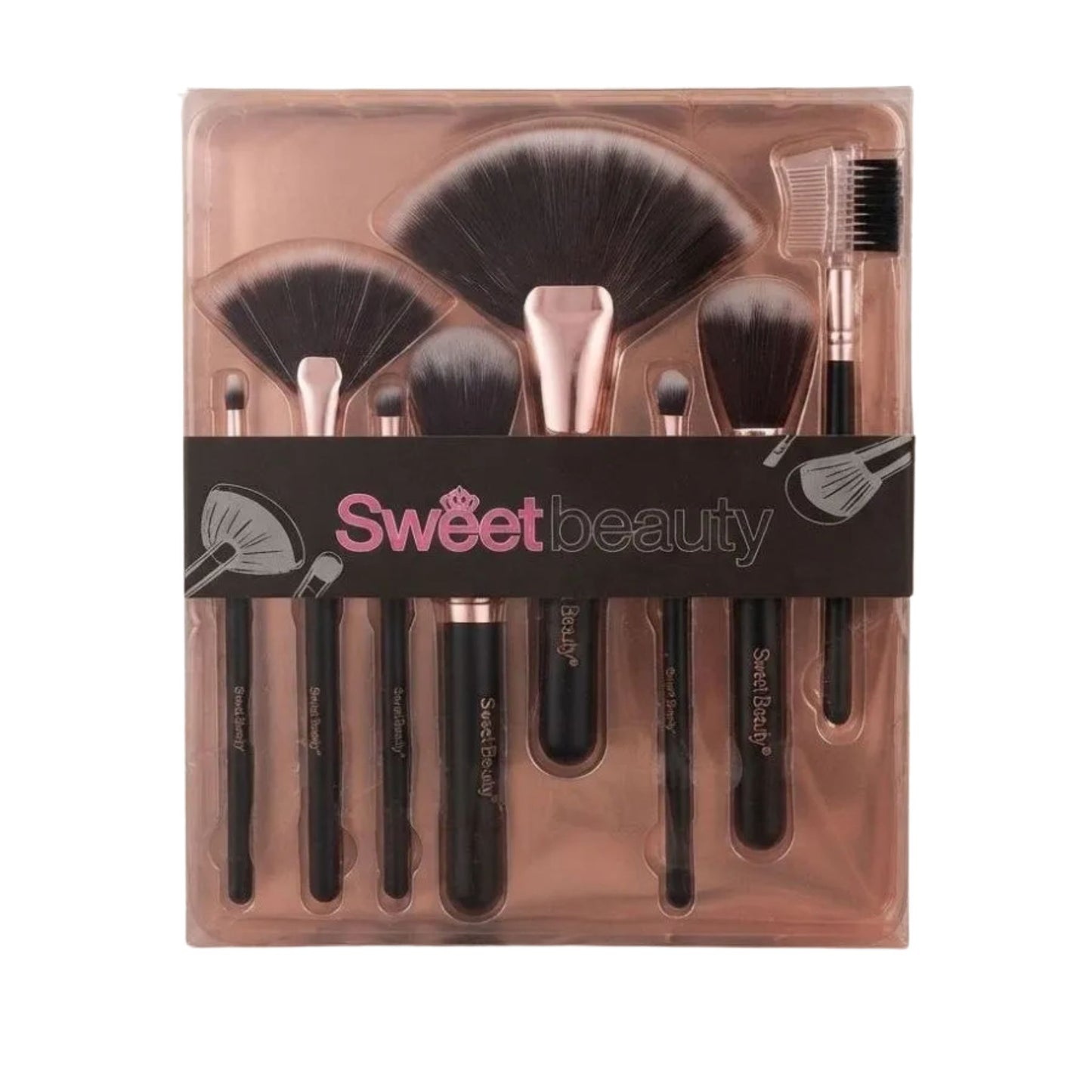 Kit de 8 Brochas Sweet Beauty BH3282