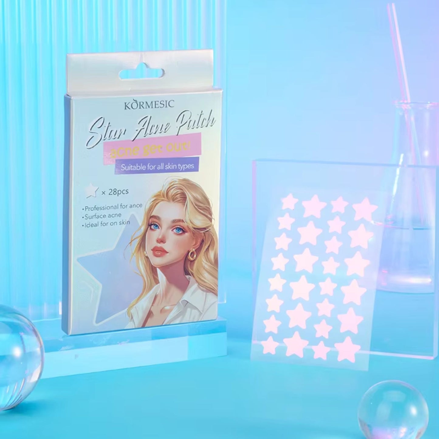 Parches para Granitos de Estrellitas Kormesic 28pcs