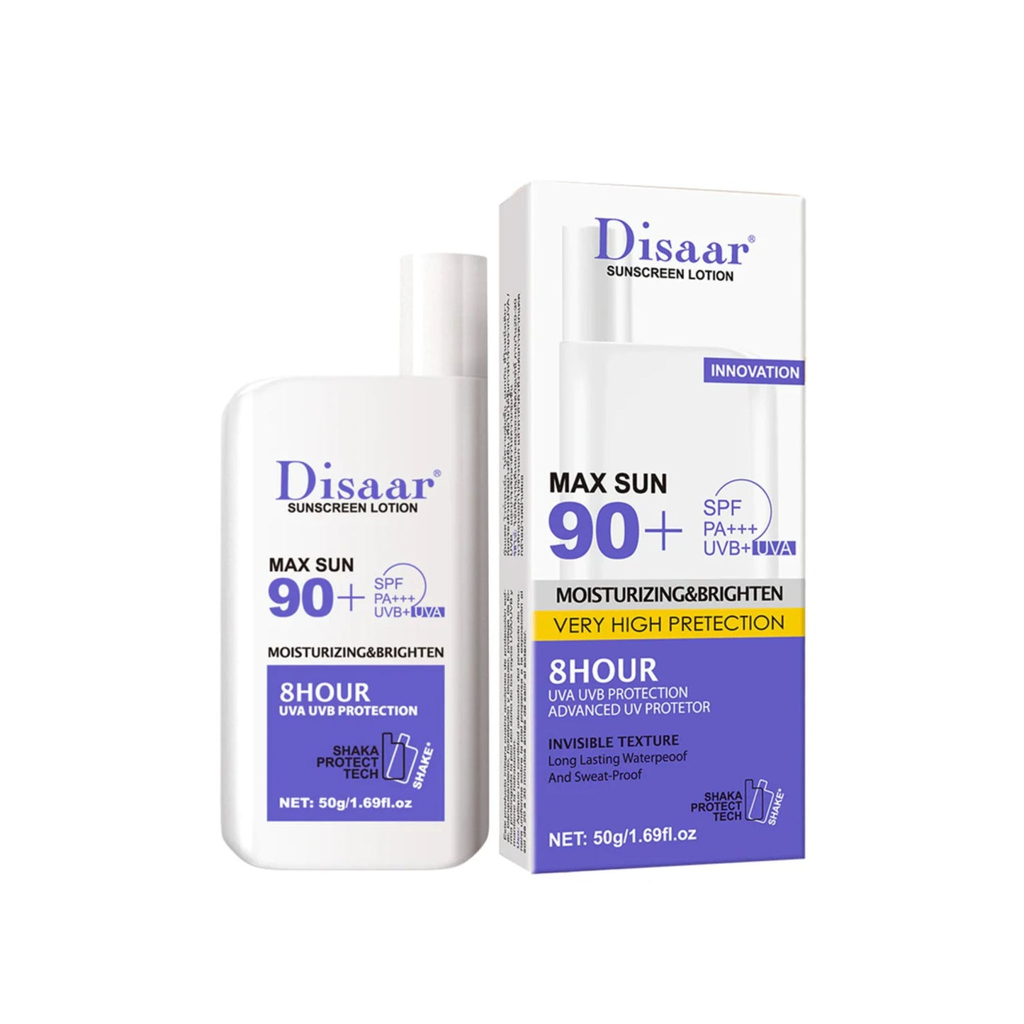 Protector Solar SPF90 con Color Disaar DS5122