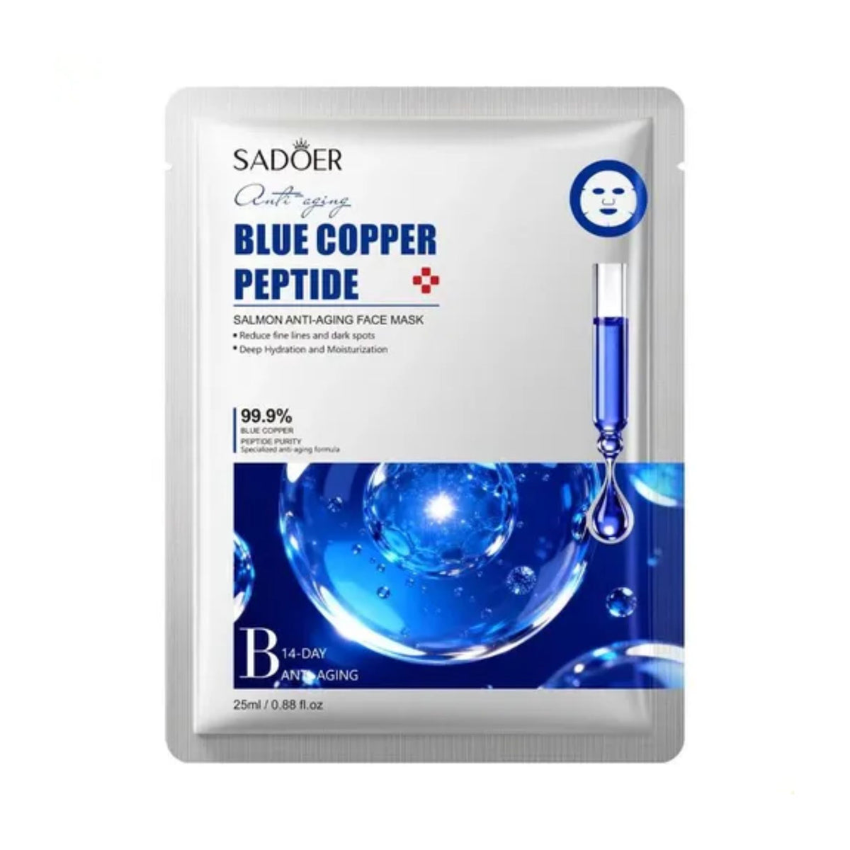 Mascarilla Facial Blue Copper Peptide Sadoer SD11071