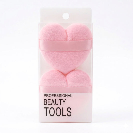 Set de 2 Esponjas Cisnes Corazón para Polvo J26650