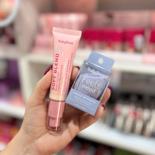 Combo Octubre #01 - Base Líquida F10 + Esponja de Maquillaje
