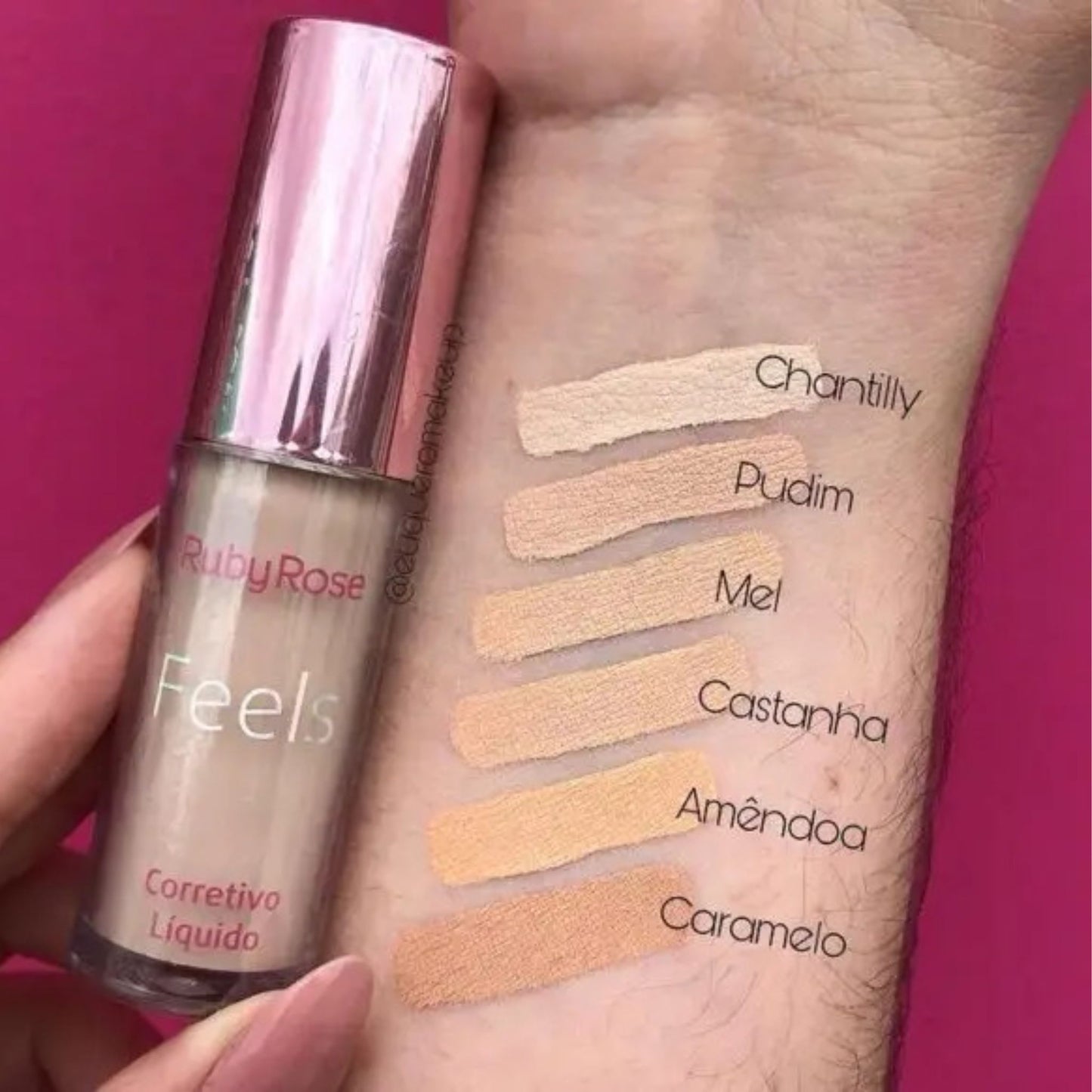 Corrector Líquido Feels Ruby Rose HB8102