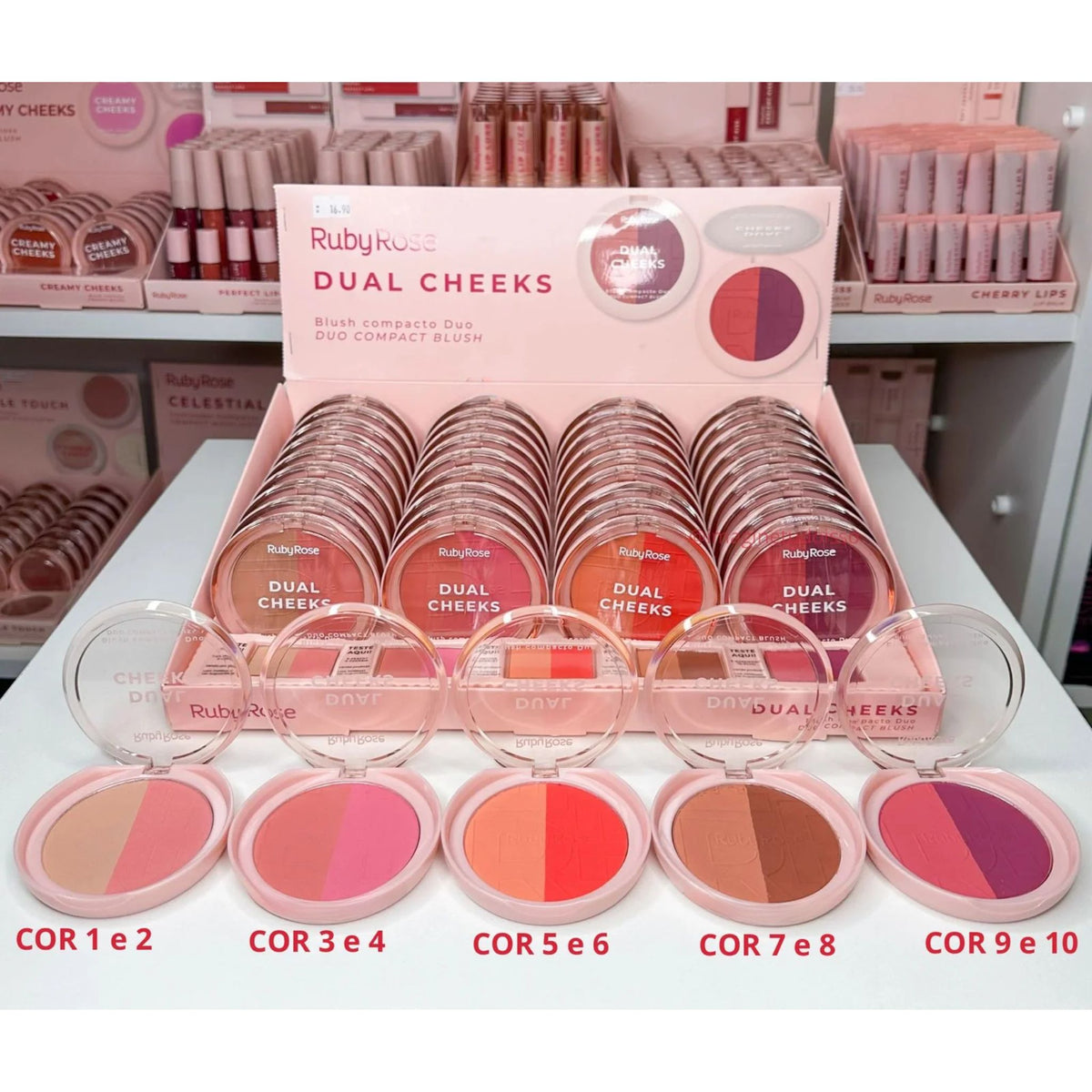 Ruby Se La Rosa Rubor Compacto Dual Cheeks | Línea Rosa Ruby Rose – Yugen Online