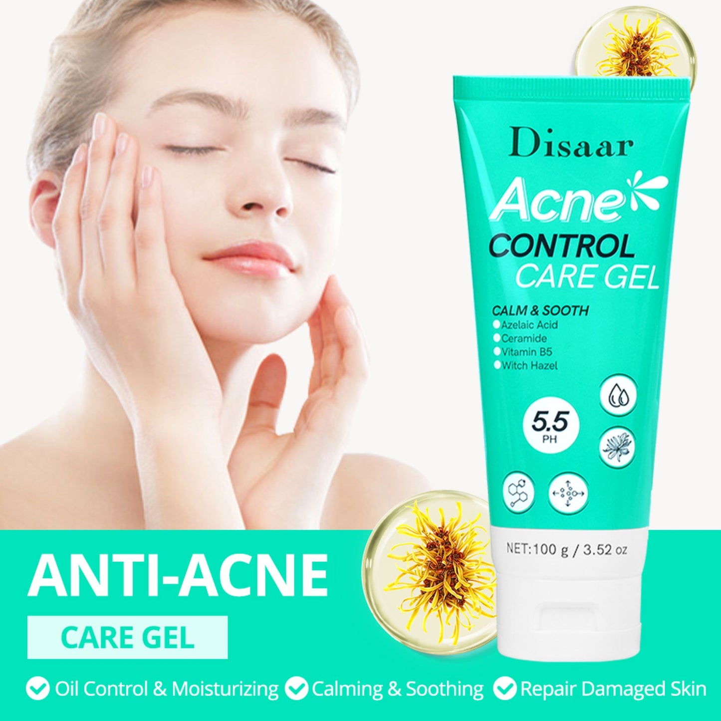 Gel Facial Acne Control Care Disaar DS5593