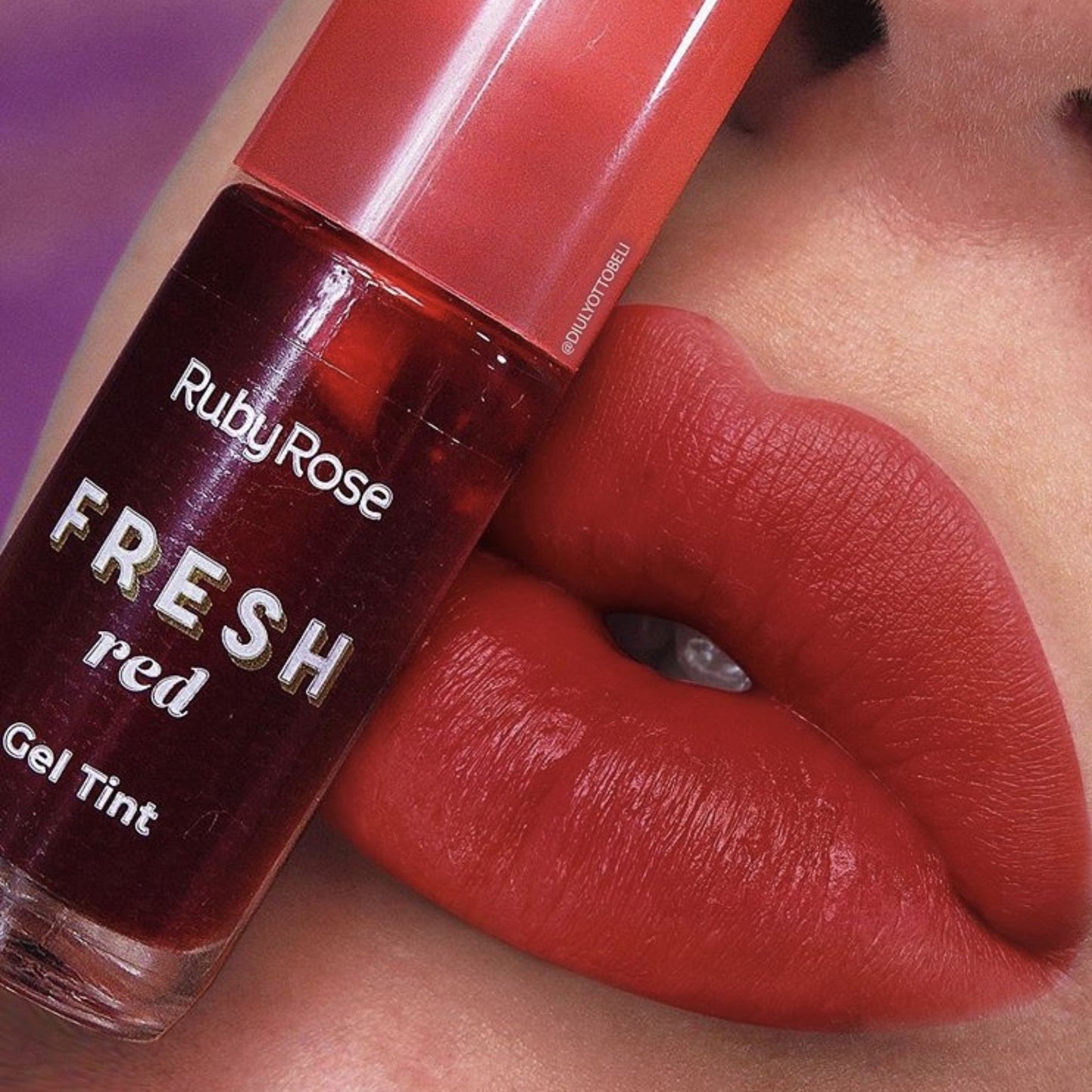 Gel Tint Ruby Rose Fresh Red