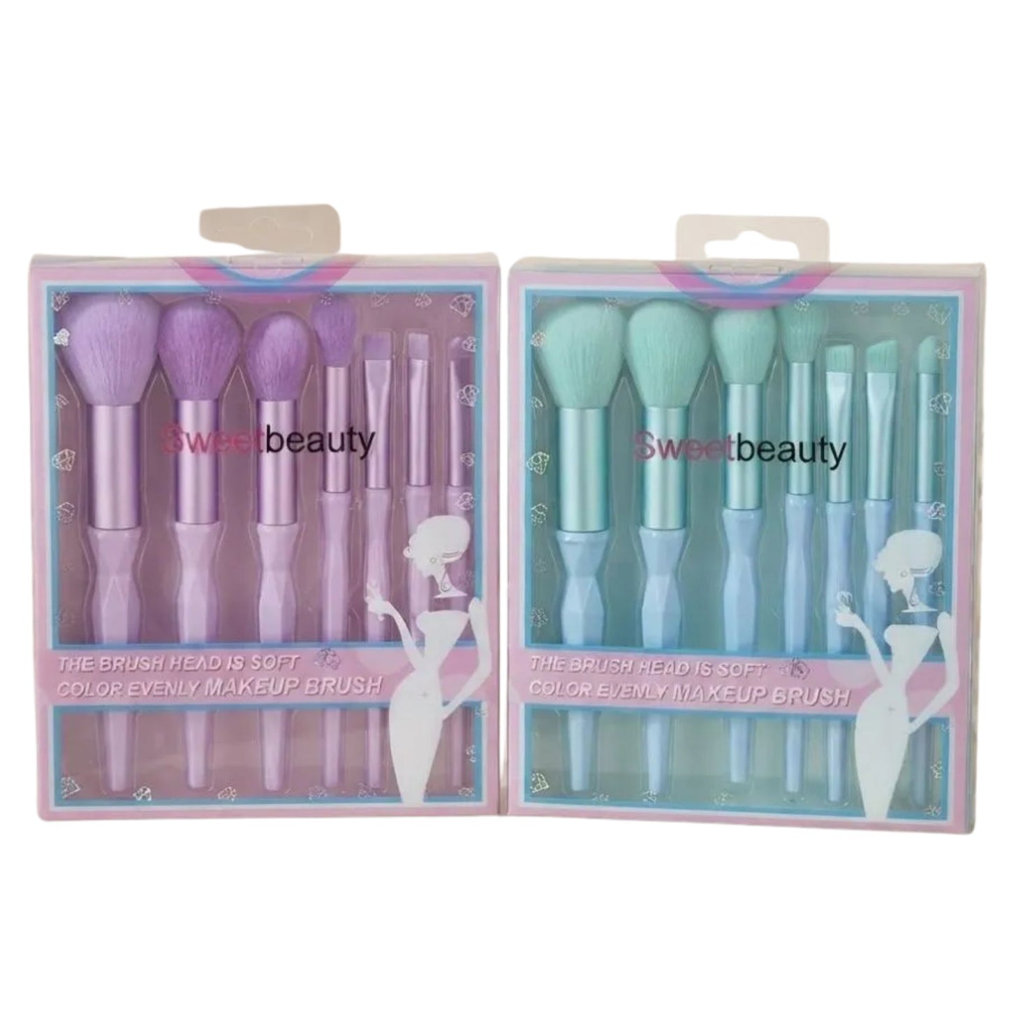 Kit de 7 Brochas Sweet Beauty SZ1154