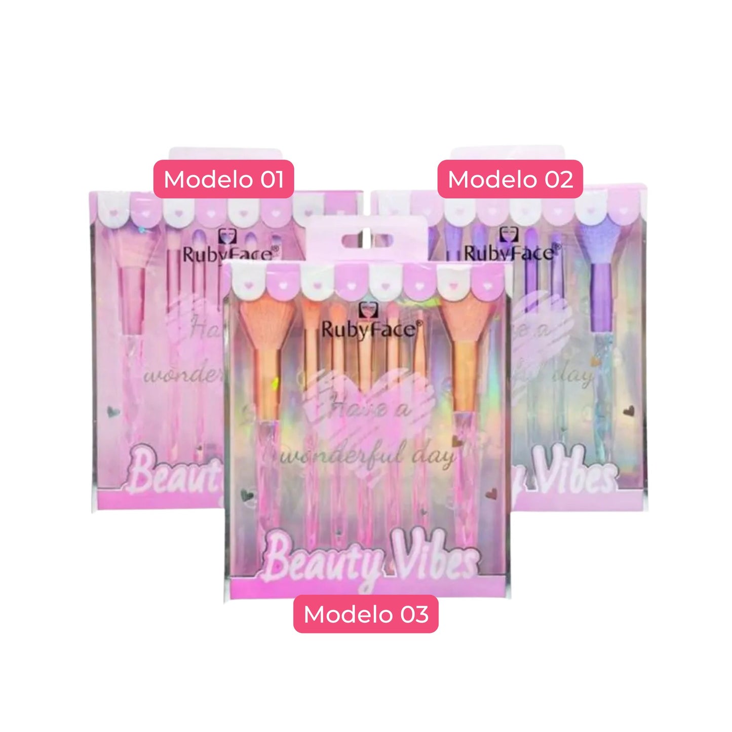 Kit de 7 Brochas Ruby Face 25XS07