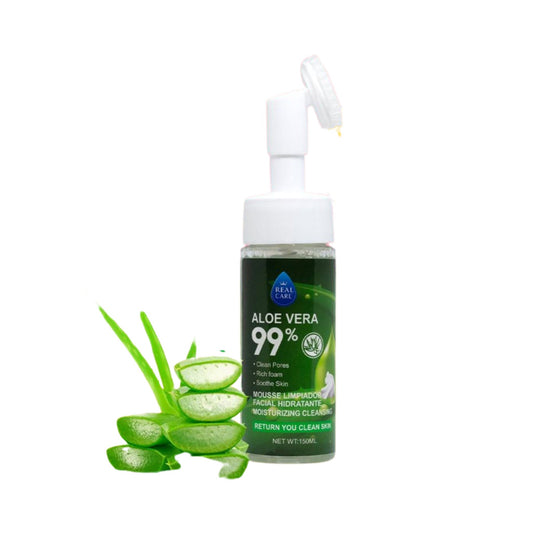 Mousse Limpiador Facial Aloe Vera Real Care
