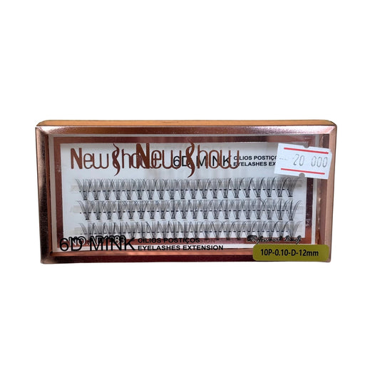 Pestañas Mink 10P-12mm New How