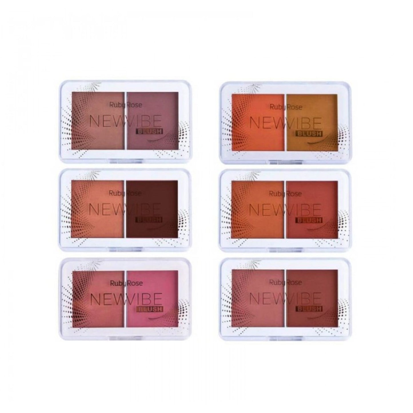 Rubor Compacto Duo New Vibe Ruby Rose HB6114