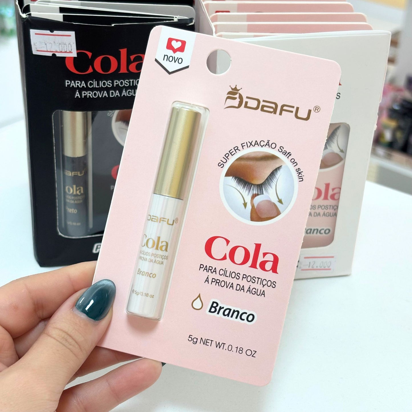 Pegamento para Pestañas Blanco DAFU CL017