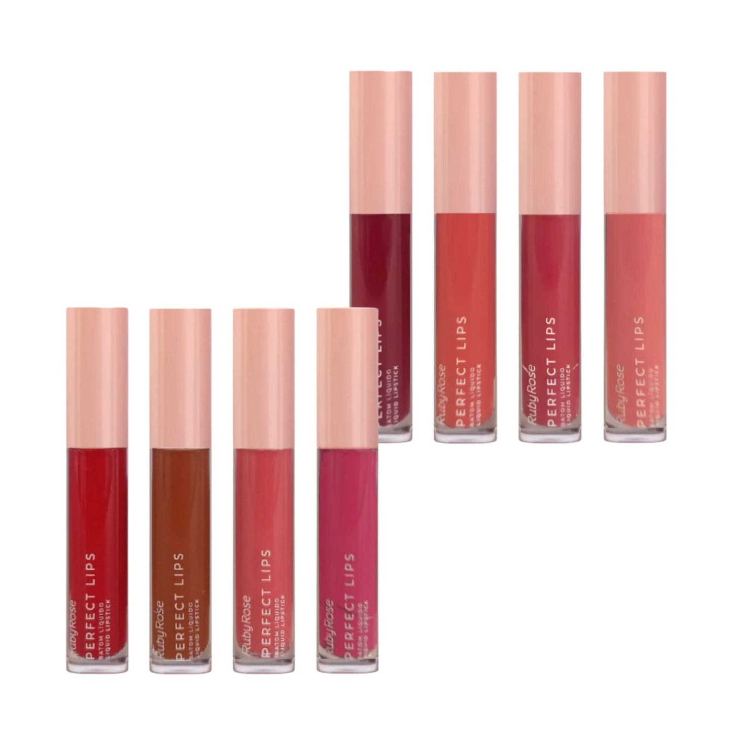Labial Líquido Perfect Lips Línea Rosa Ruby Rose HBL6200