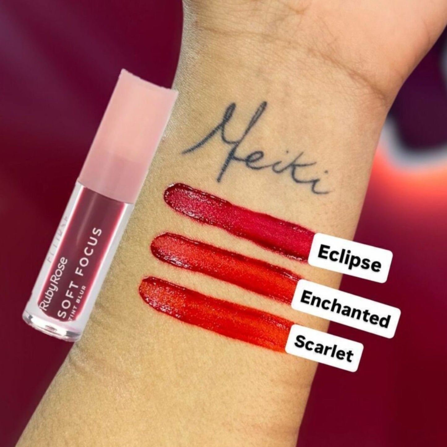 Tinta Blur Soft Focus Línea Rosa Ruby Rose HBL6601