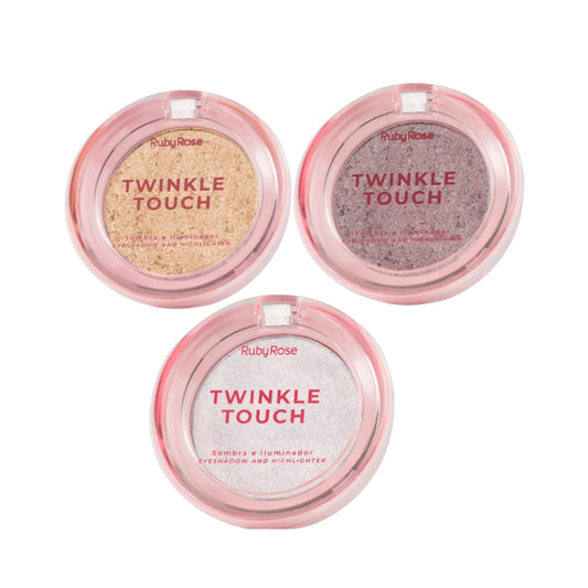 Sombra Iluminador Twinkle Touch Línea Rosa Ruby Rose HBM1004